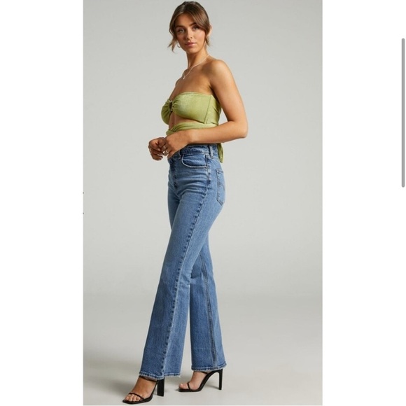 LEVI’S ~ 70s High Flare Women’s Blue Medium Wash Jeans Size 29 - Picture 4 of 13